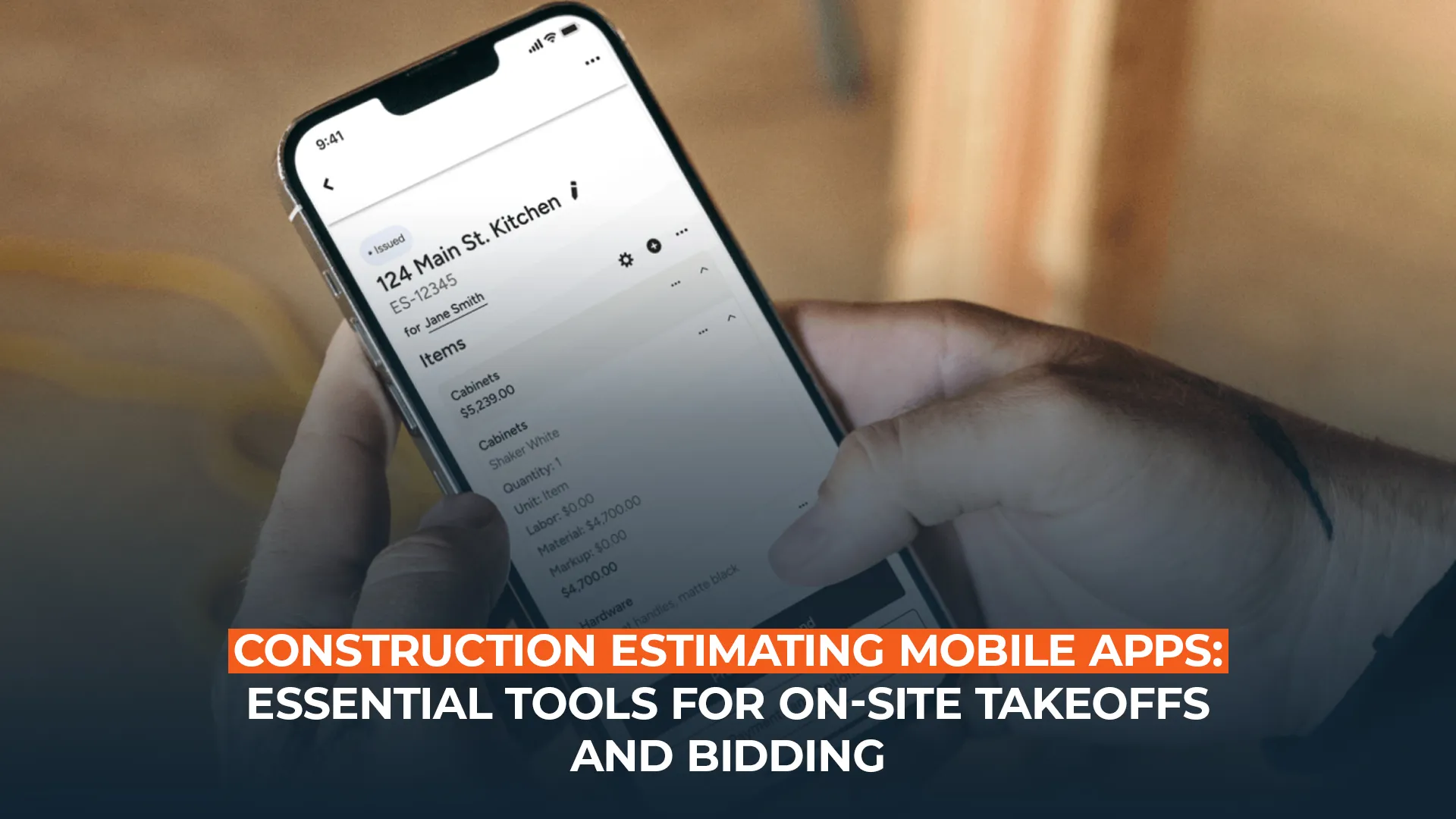 Construction Estimating Mobile Apps